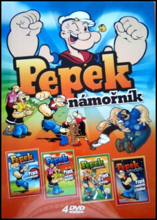 Pepek námořník – 4DVD