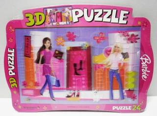3D puzzle Barbie